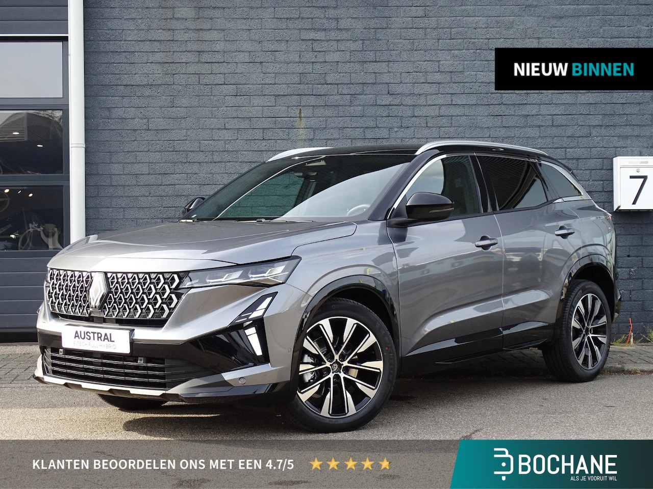 Renault Austral - 1.2 E-Tech full hybrid 200 techno NU 5 JAAR GARANTIE! / TWO-TONE METALLIC LAK / RESERVEWIE - AutoWereld.nl