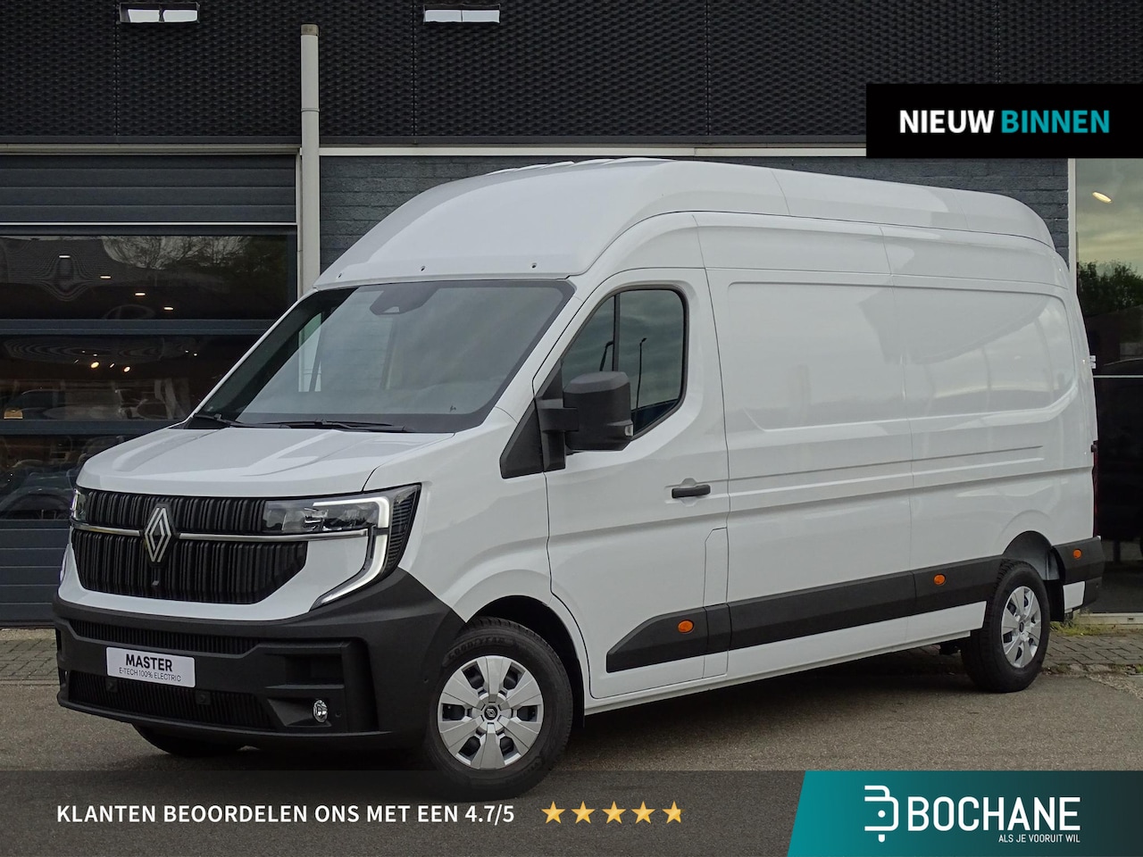 Renault Master E-Tech - T35 L3H3 Extra long range 87 kWh ALL SEASON BANDEN / PASSAGIERSSTOEL / 270 GRADEN DEUREN - AutoWereld.nl