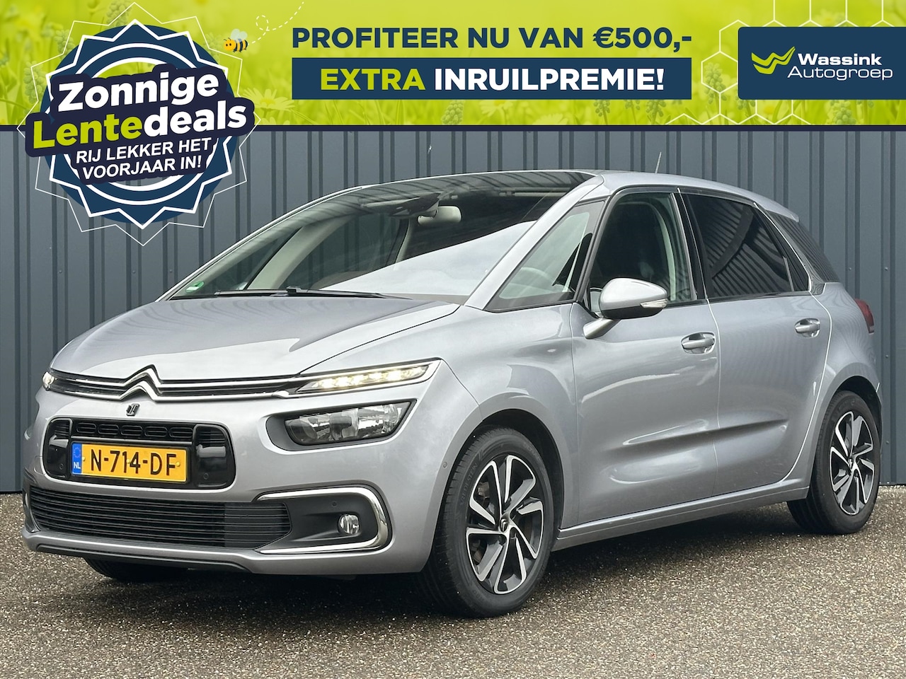 Citroën C4 SpaceTourer - 1.2 Turbo 130pk Automaat EAT8 Business LENTEDEALS | Trekhaak 1300KG | Camera | Parkeersens - AutoWereld.nl