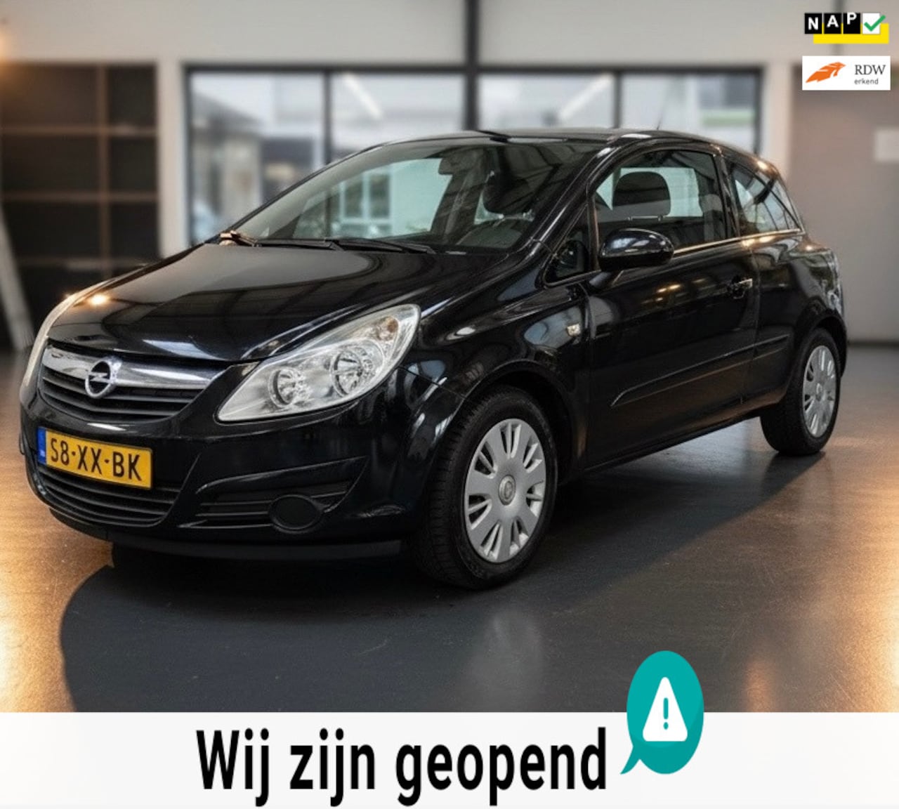 Opel Corsa - 1.4-16V Business-airco-elek ramen-1 jaar apk - AutoWereld.nl