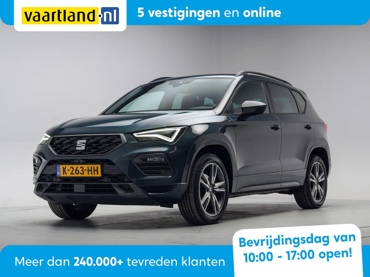 SEAT Ateca - 1.5 TSI FR Business Intense Aut. [ FACELIFT! ] [ LED Virtual Navi Camera Stoelverwarming ] - AutoWereld.nl