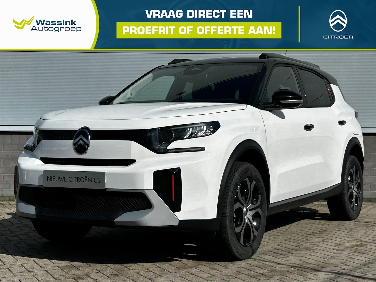 Citroën C3 Aircross - Hybrid 145 pk e-DCS 7 zitter Plus | 3e zitrij | Climate control | Achteruitrijcamera | App - AutoWereld.nl
