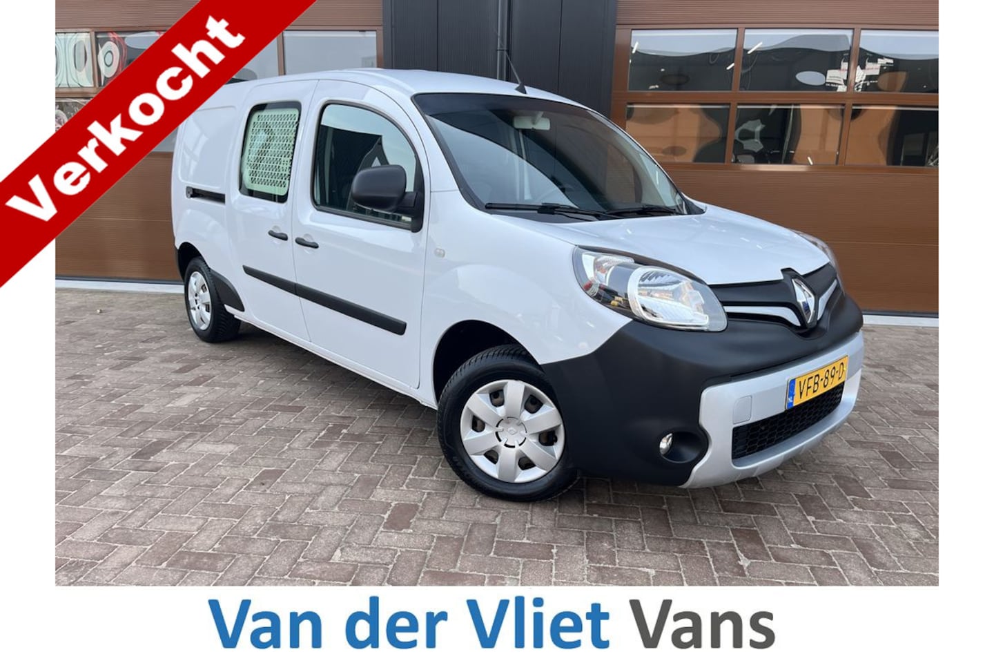 Renault Kangoo - 1.5 Blue dCi 115pk E6 Luxe Maxi Lease €194 p/m Airco, Navi, PDC, Trekhaak, onderhoudshisto - AutoWereld.nl