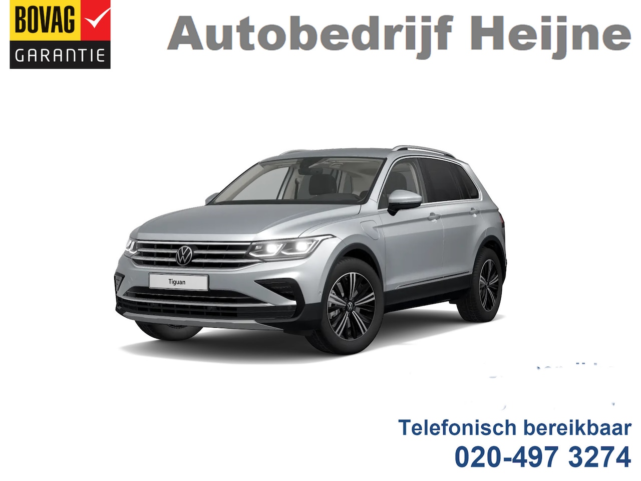 Volkswagen Tiguan - TSI 245PK HYBRIDE DSG ELEGANCE VIRTUAL/NAVI/IQ.LIGHT - AutoWereld.nl