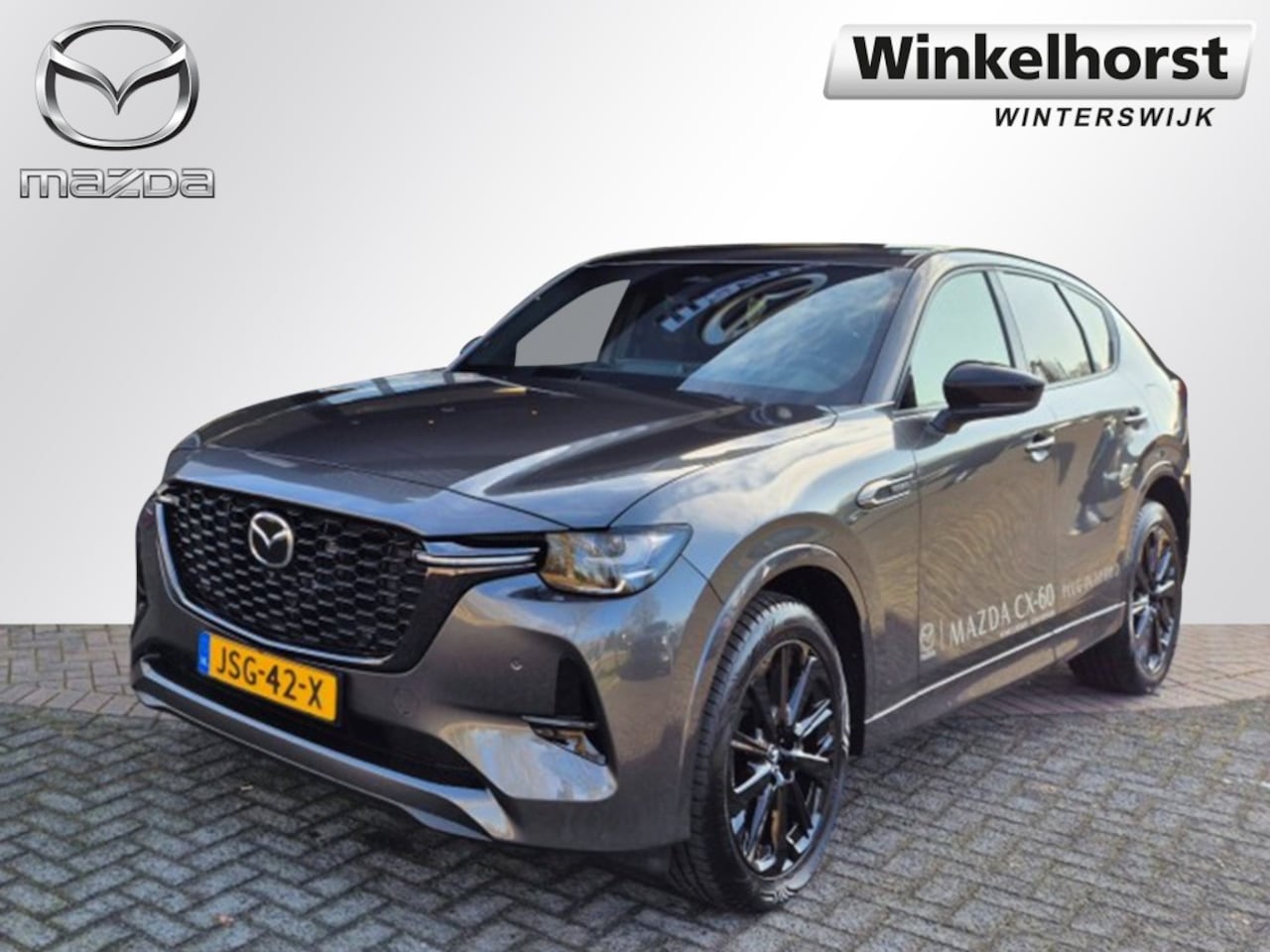 Mazda CX-60 - E- SKYACTIV- G PHEV 2.5 327 8AT AWD HOMURA Business Edition/ Demo - AutoWereld.nl