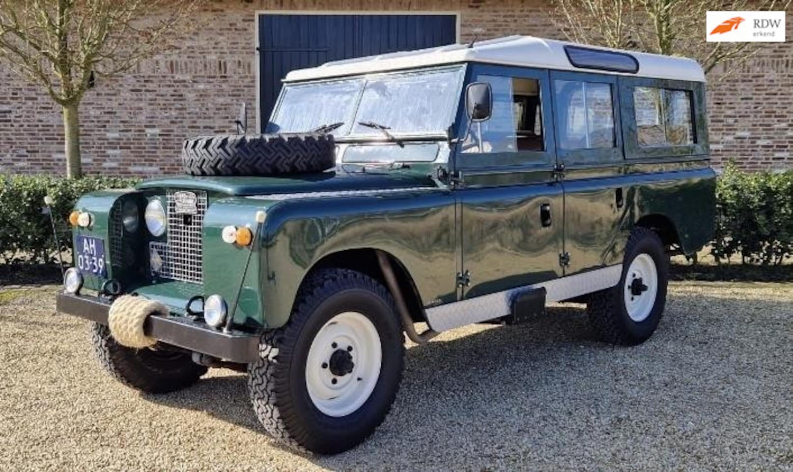 Land Rover 109 - 2.6 Series IIa STUURBEKRACHTIGING LPG onderbouw - AutoWereld.nl