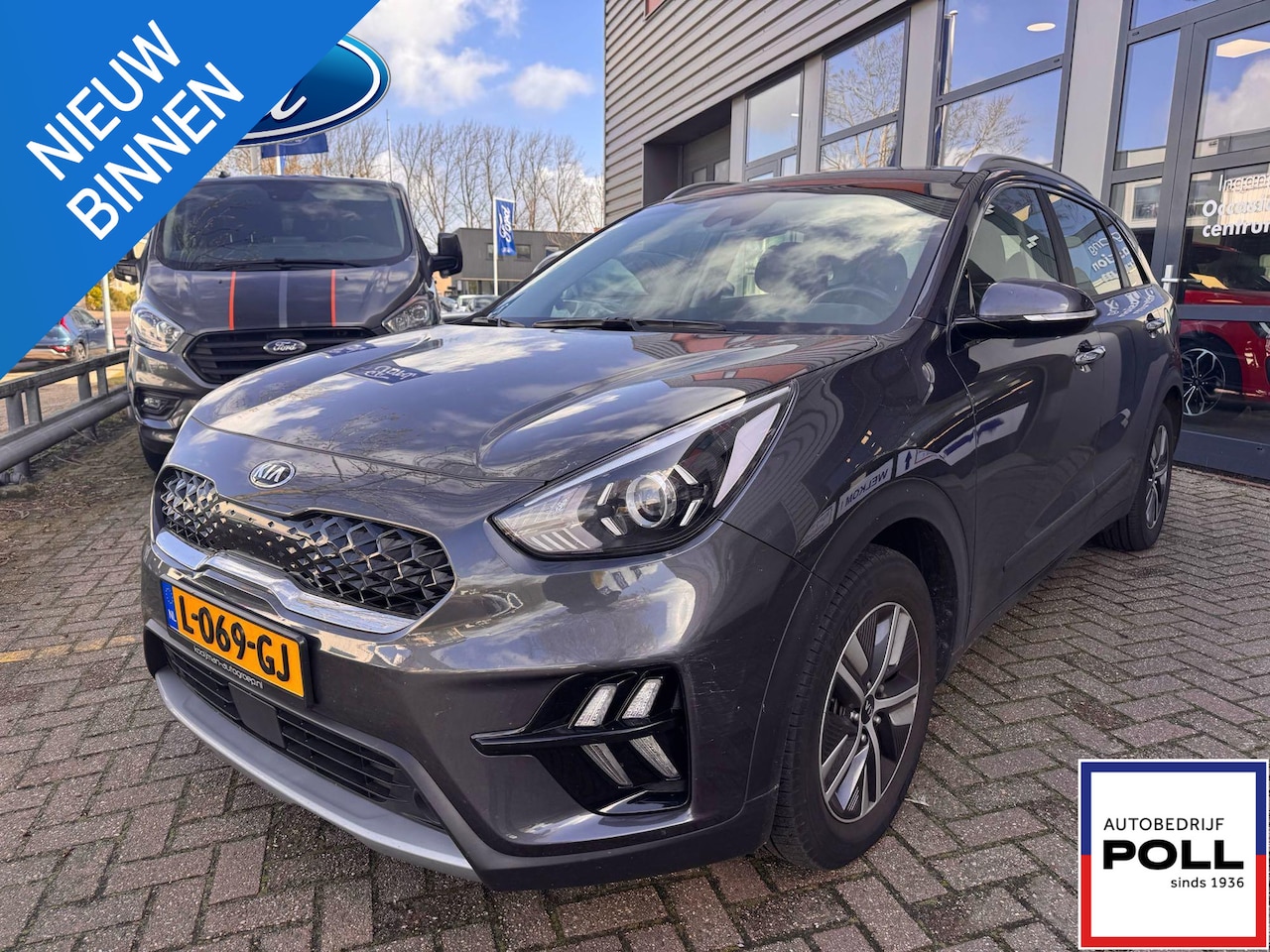 Kia Niro - 1.6 GDi Hybrid Automaat DynamicLine Trekhaak Navi Camera Adap Cruise Climat control Half l - AutoWereld.nl