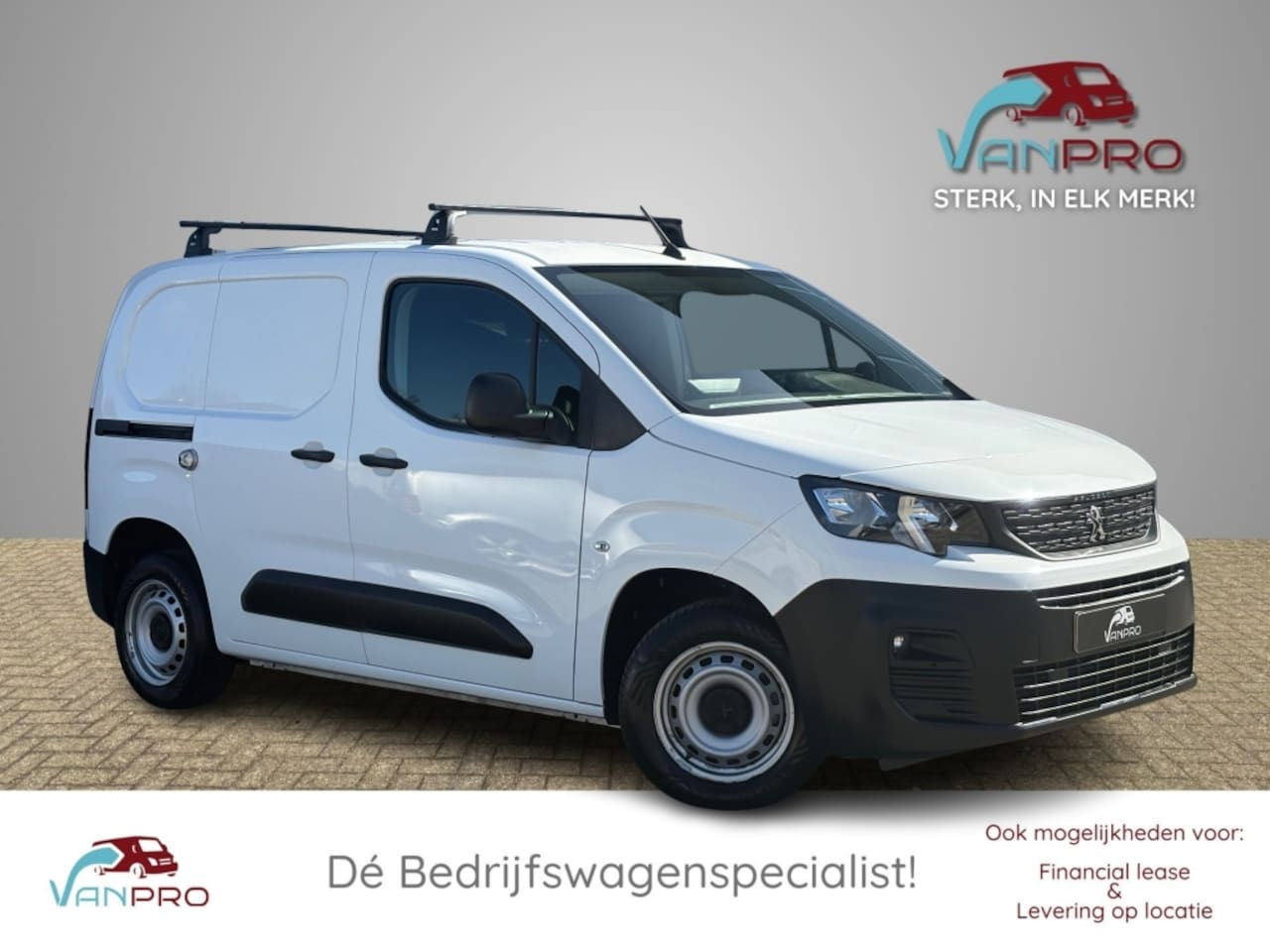 Peugeot Partner - PREMIUM 1.5 BlueHDI 99PK Cruise / Airco / Carplay / Busslot / Bluetooth - AutoWereld.nl