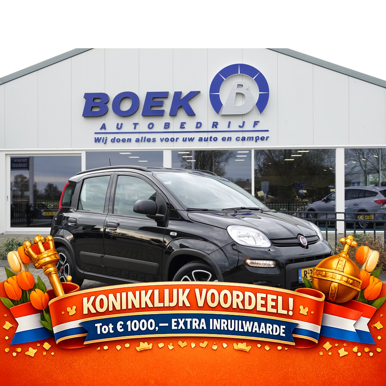 Fiat Panda - 1.0 Hybrid City Life GR. SCHERM | DAB+ | AIRCO | STOERE HOOGZITTER - AutoWereld.nl