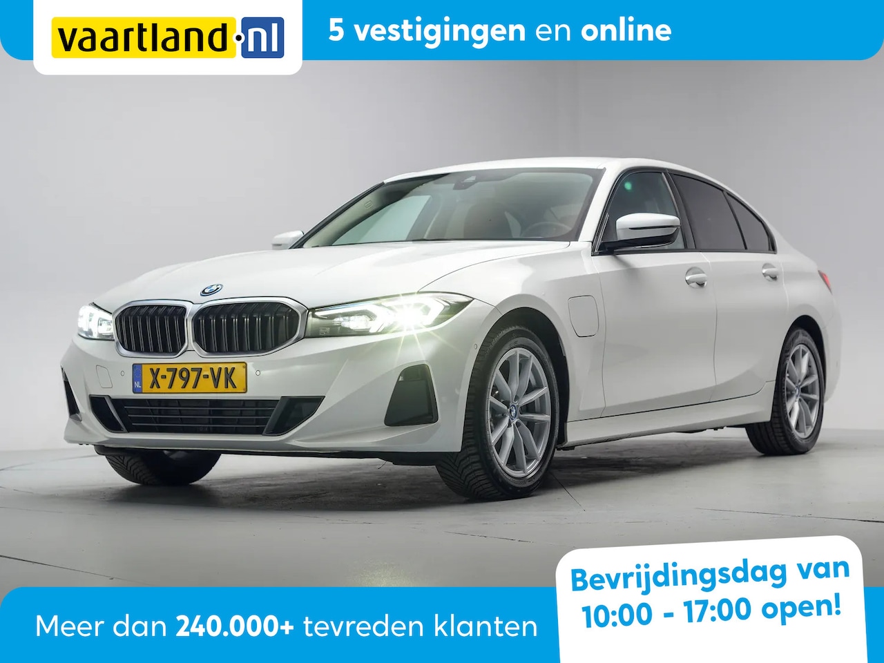 BMW 3-serie - 320e High Executive Sport Aut. [ Apple / Android LED Navi Leder Sportstoelen ] - AutoWereld.nl