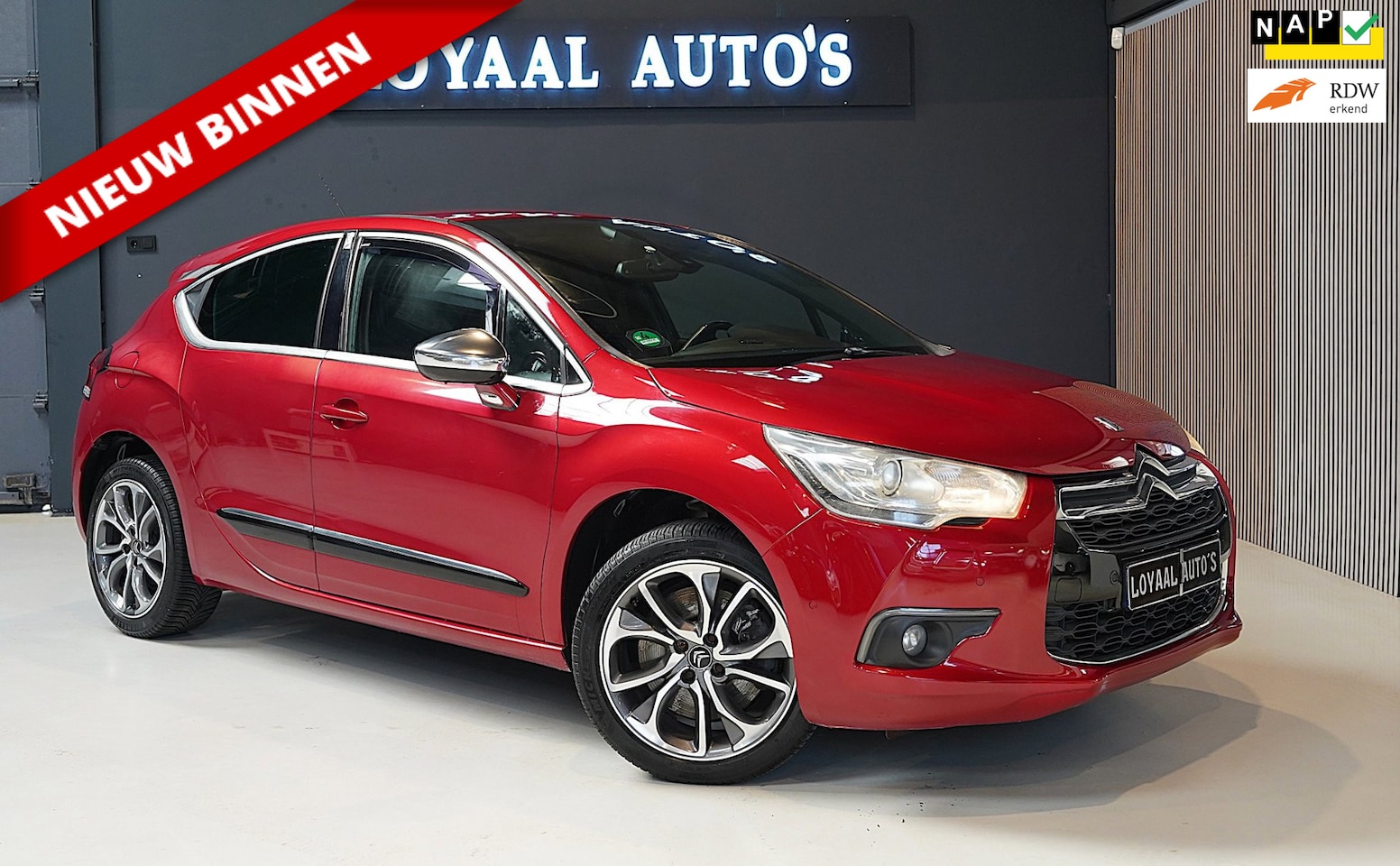 Citroën DS4 - 1.6 THP Sport Chic | AIRCO | CRUISE | PDC | STOELVERW. | MASSAGESTOEL | TREKHAAK | APK | N - AutoWereld.nl