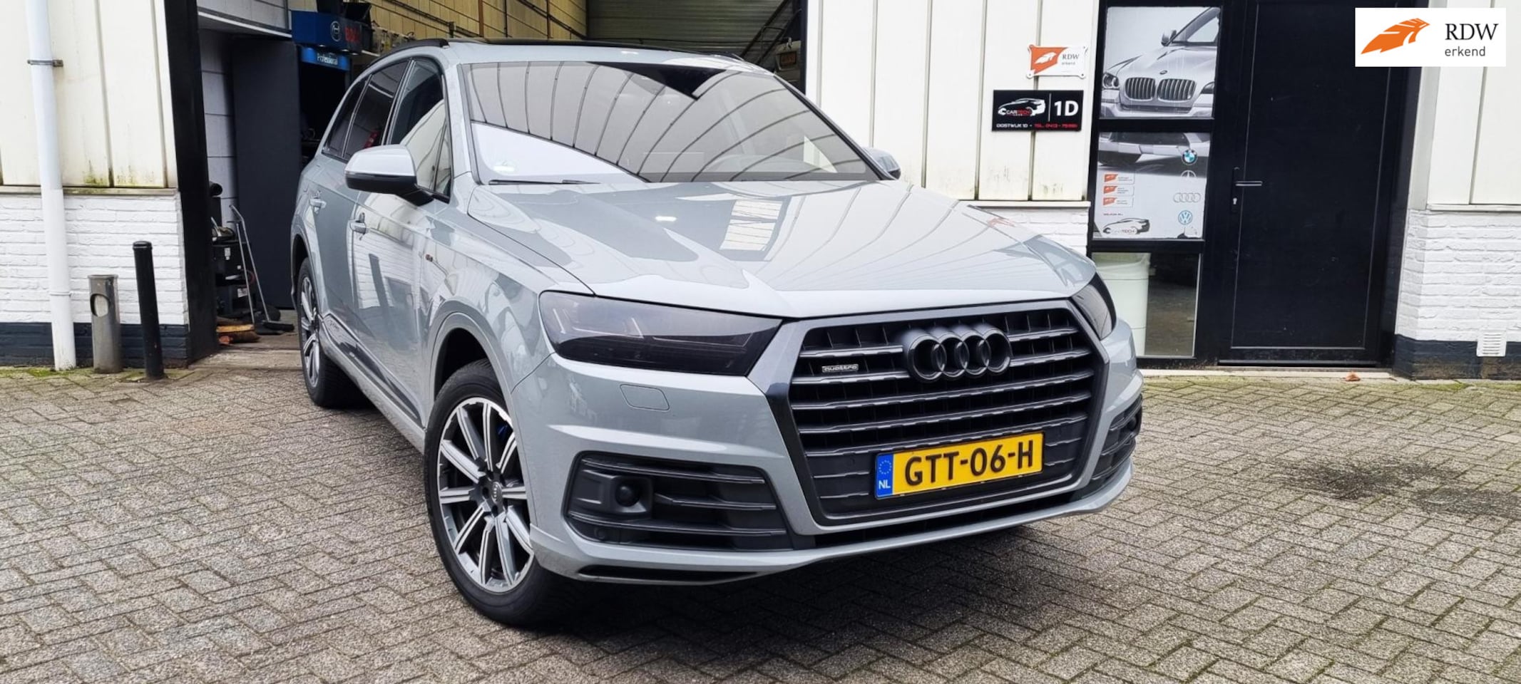Audi Q7 - 3.0 TDI quattro S Line/ Panoramadak/ Nardo Grey - AutoWereld.nl