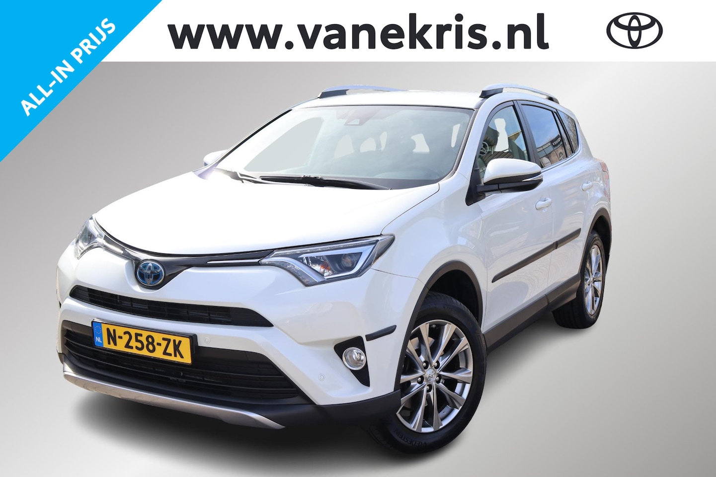 Toyota RAV4 - 2.5 Hybrid AWD Executive 2.5 Hybrid AWD Executive, Beige Leder, Bearlock - AutoWereld.nl