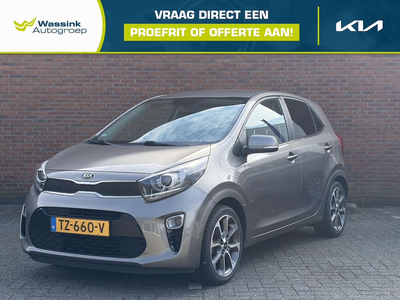 Kia Picanto - 1.0 MPi 67pk 4-zits Design Edition | Licht metalen velgen | Airco | - AutoWereld.nl