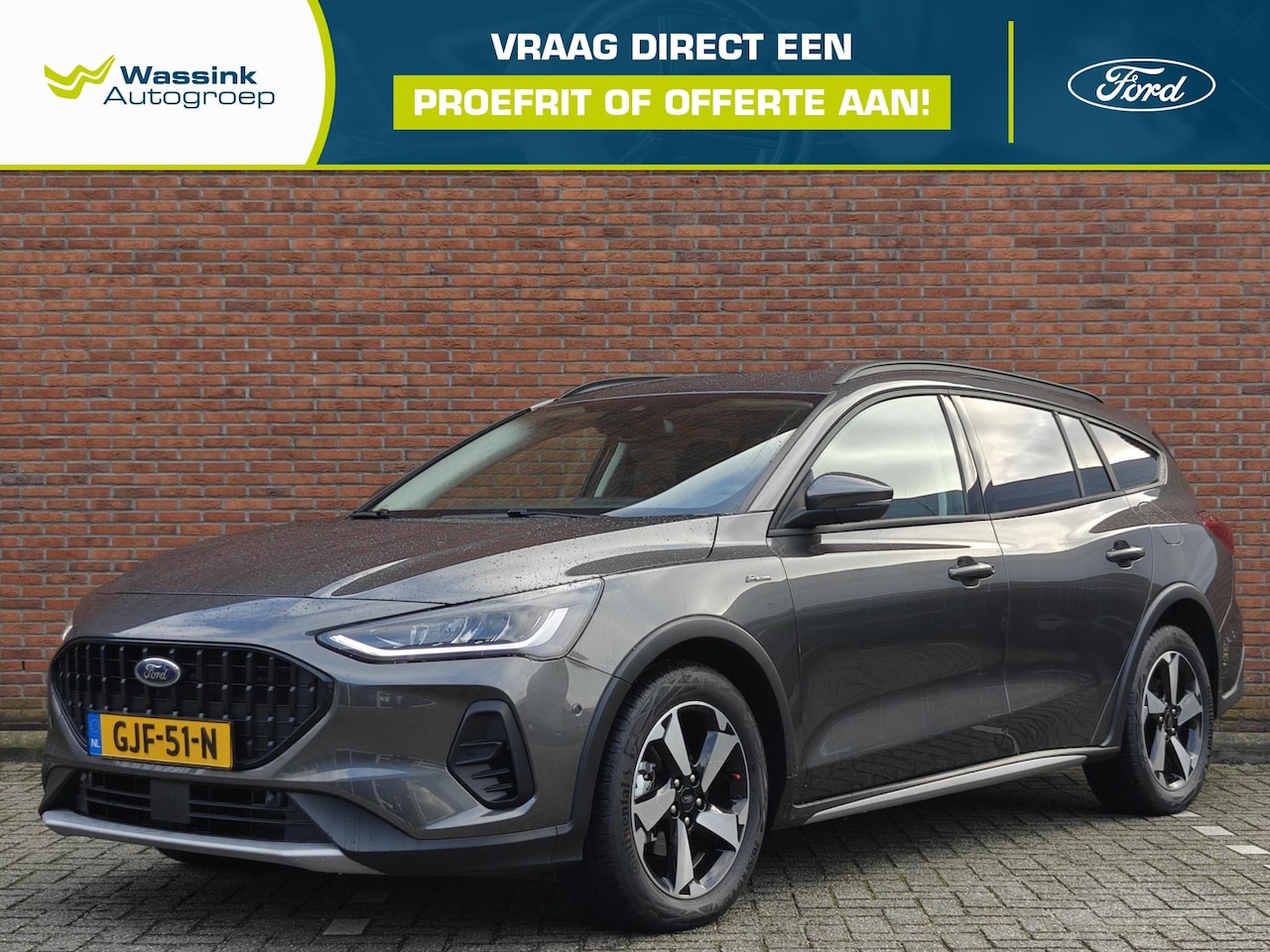 Ford Focus Wagon - 1.0 EcoBoost Hybrid 155pk Automaat Active X | Navigatie | Nieuwe type ! | - AutoWereld.nl