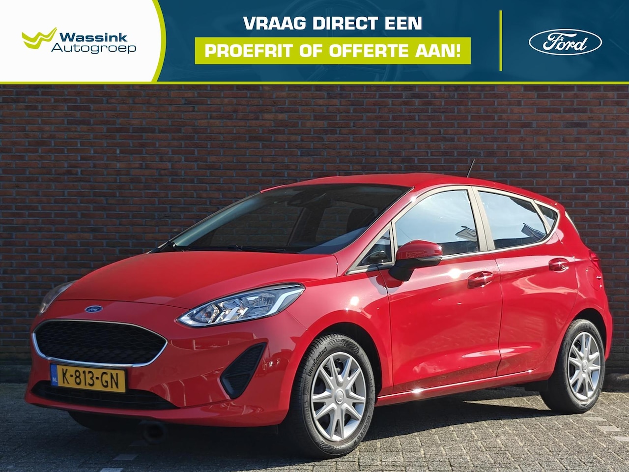 Ford Fiesta - 1.0 EcoBoost 95pk 5dr Connected I Airco | Cruise Control | Apple CarPlay | Android Auto | - AutoWereld.nl