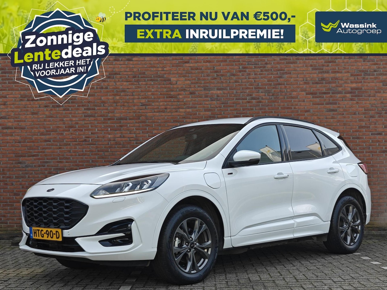 Ford Kuga - 2.5 PHEV e-CVT 225pk ST-Line X | LENTEDEALS I Navigatie | Stoel erwarming voor en achter | - AutoWereld.nl