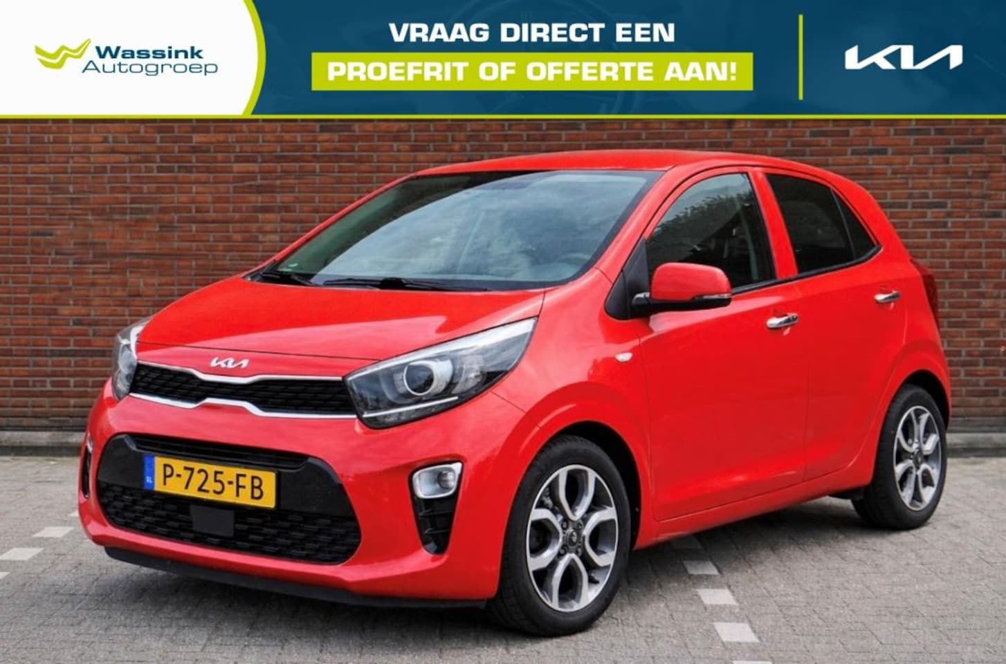 Kia Picanto - 1.0 DPi 67pk 5-zits DynamicPlusLine | Navigatie | Licht metalen velgen | - AutoWereld.nl