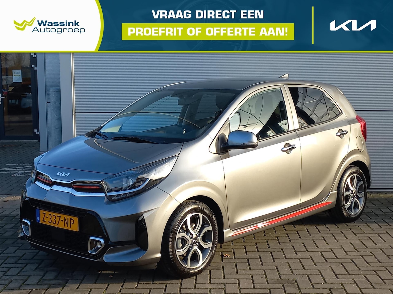 Kia Picanto - 1.0 67pk GT-Line | Climate control | Navigatie | Leer | Lm velgen | Camera | Apple/Android - AutoWereld.nl