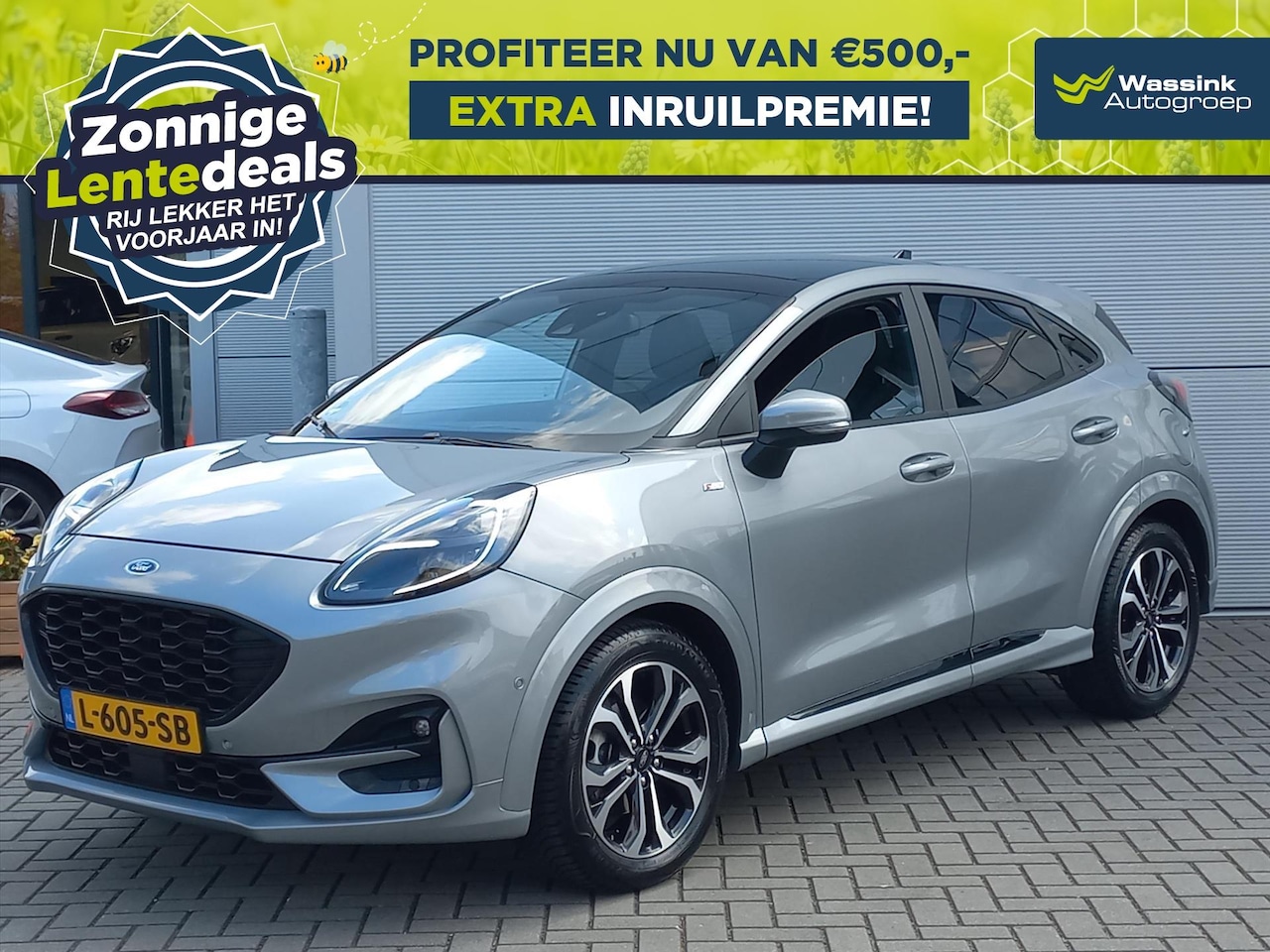 Ford Puma - 1.0T Hybrid 155pk ST-Line + extra's | LENTEDEALS | Climate control | Navigatie | Winterpak - AutoWereld.nl