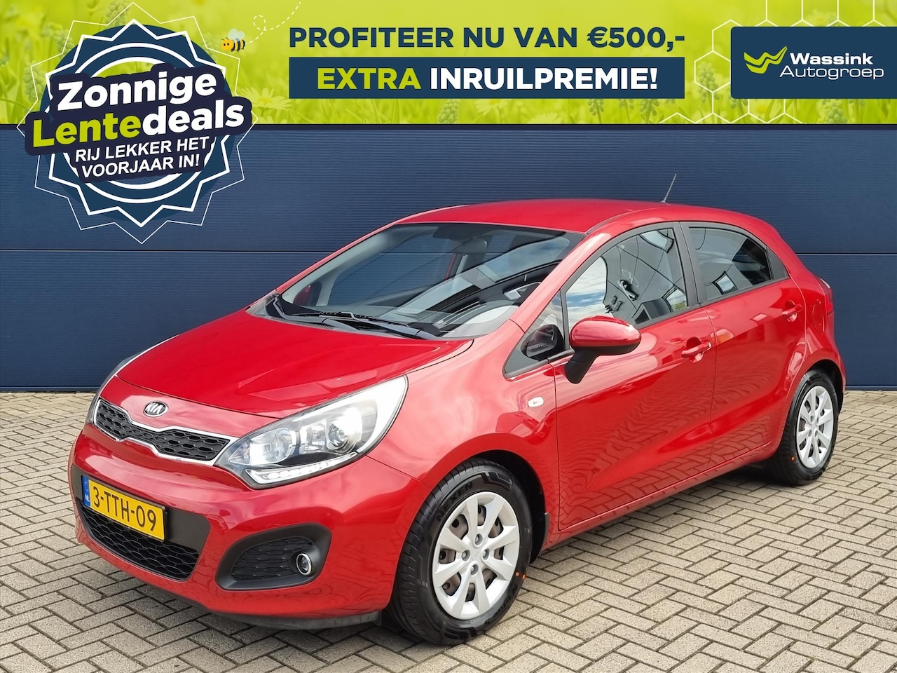 Kia Rio - 1.4 109pk BusinessLine Automaat | LENTEDEALS | Airconditioning | Bluetooth | Trekhaak | Cr - AutoWereld.nl