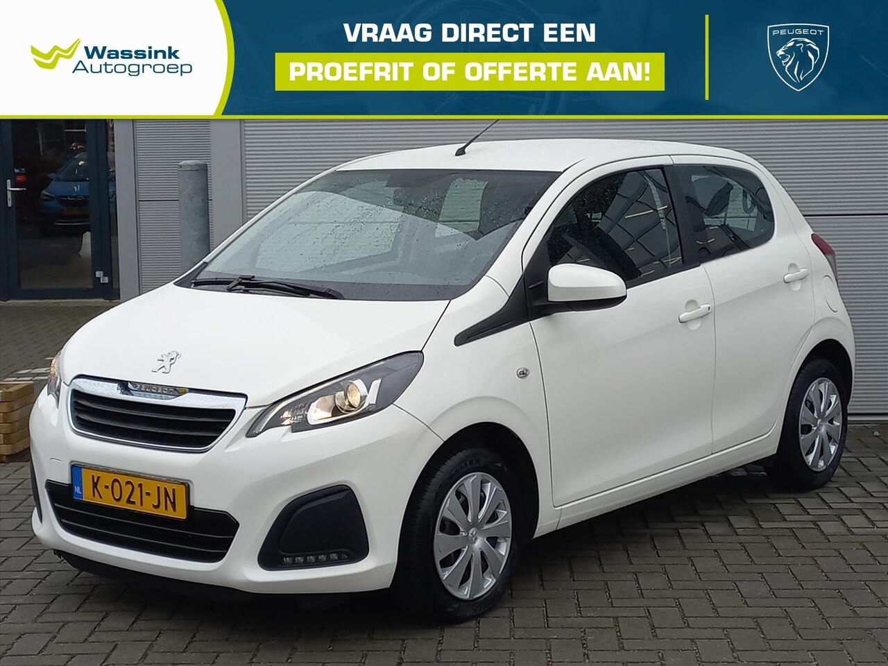 Peugeot 108 - 1.0 72pk 5drs Active | Airconditioning | Bluetooth | Parkeersensoren | 1e eigenaar | 100% - AutoWereld.nl