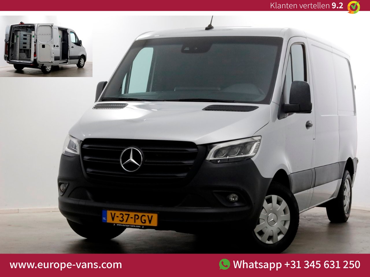 Mercedes-Benz Sprinter - 314 CDI 143pk 9G Automaat L1H1 LED/ACC/Camera/Inrichting 10-2020 - AutoWereld.nl
