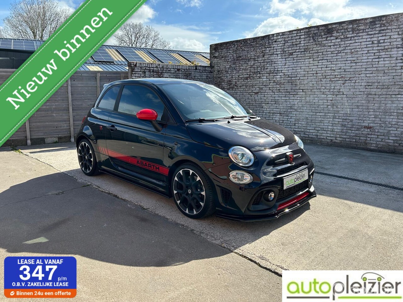 Fiat 500 Abarth - 1.4 T-Jet Competizione|straight pipe|Sabelt|Beats - AutoWereld.nl
