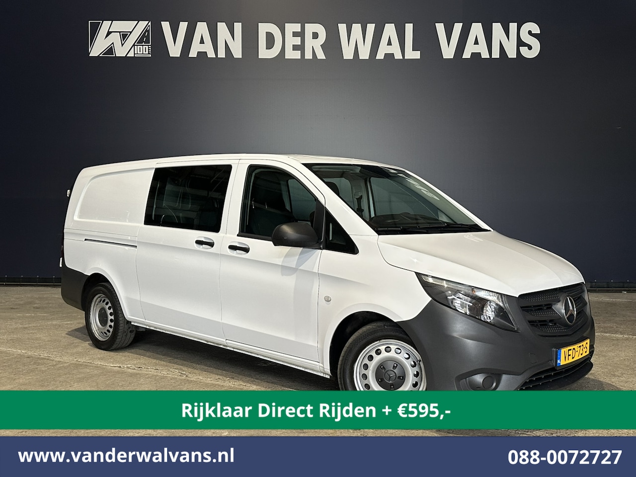 Mercedes-Benz Vito - 114 CDI 136pk Automaat Dubbele Cabine Euro6 *Rijklaar Direct Rijden* Airco | 5-Zits | Crui - AutoWereld.nl