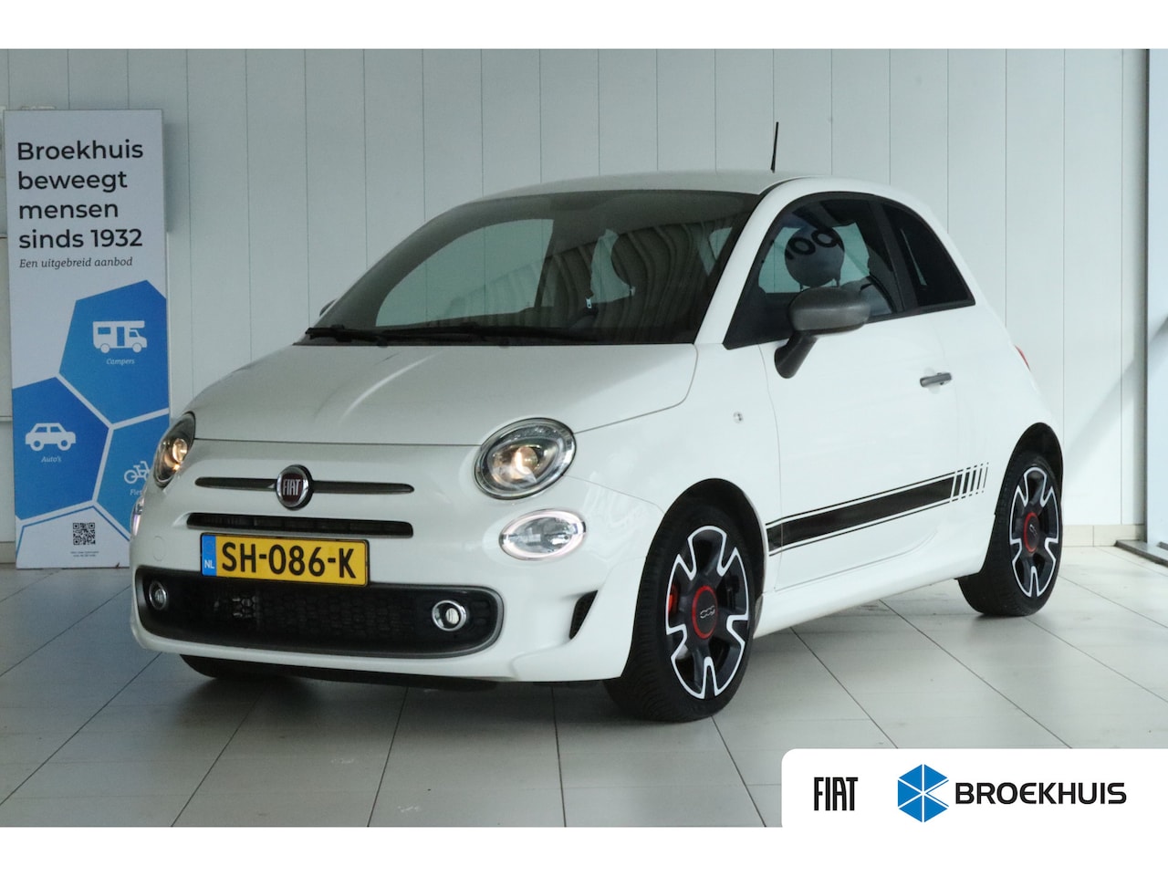 Fiat 500 - 0.9 TwinAir Turbo Sport | Cruise Control | Climate Control | Navigatie | Sensoren | Carpla - AutoWereld.nl