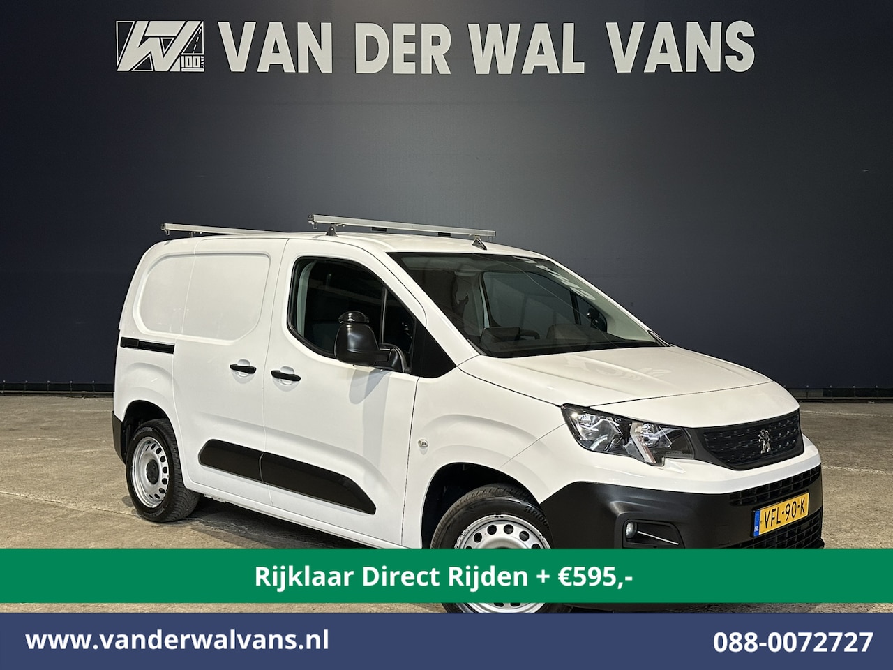 Peugeot Partner - 1.5 BlueHDI 102pk L1H1 Inrichting Euro6 *Rijklaar Direct Rijden* Airco | Navigatie | Apple - AutoWereld.nl