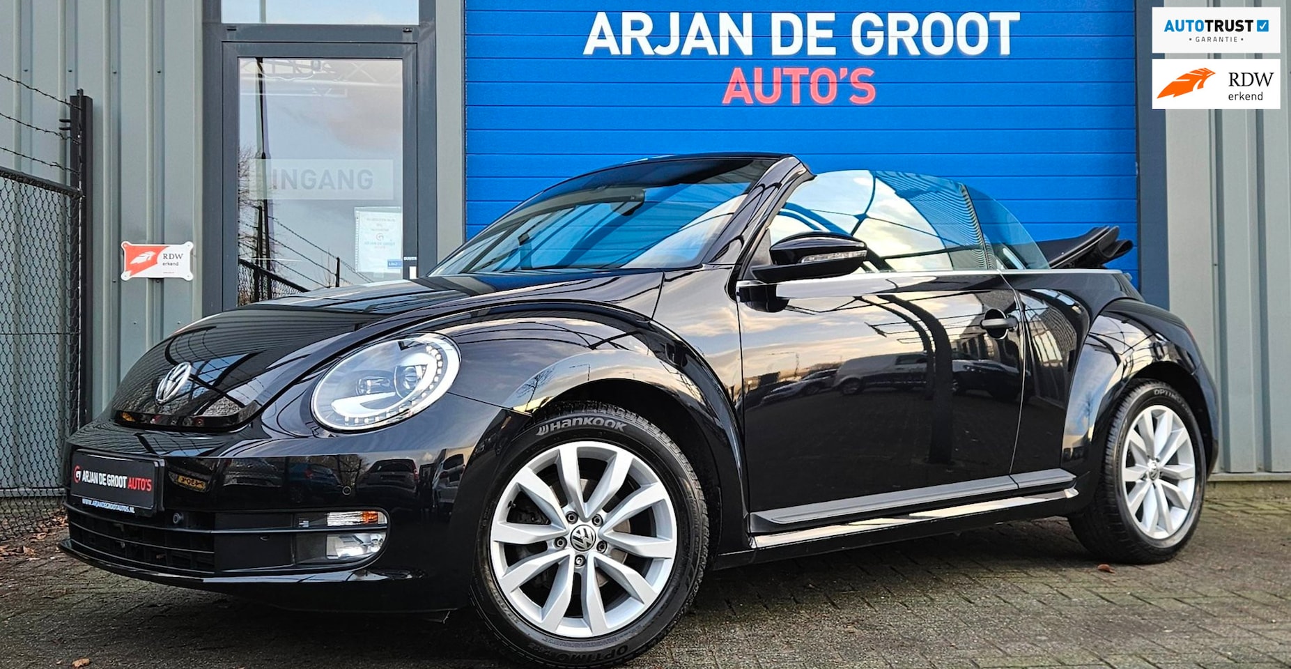 Volkswagen Beetle Cabriolet - 1.2 TSI Clima Navi LED Leder PDC V+A Cruise - AutoWereld.nl