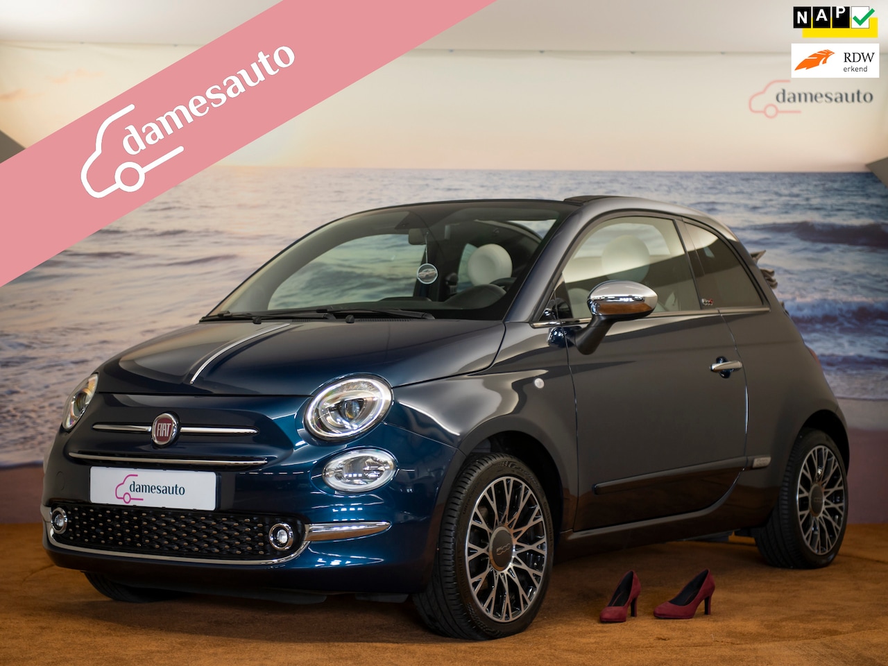 Fiat 500 C - 1.2 Star 1.2 Star, NAP, NAV, Cabriolet, incl garantie! - AutoWereld.nl