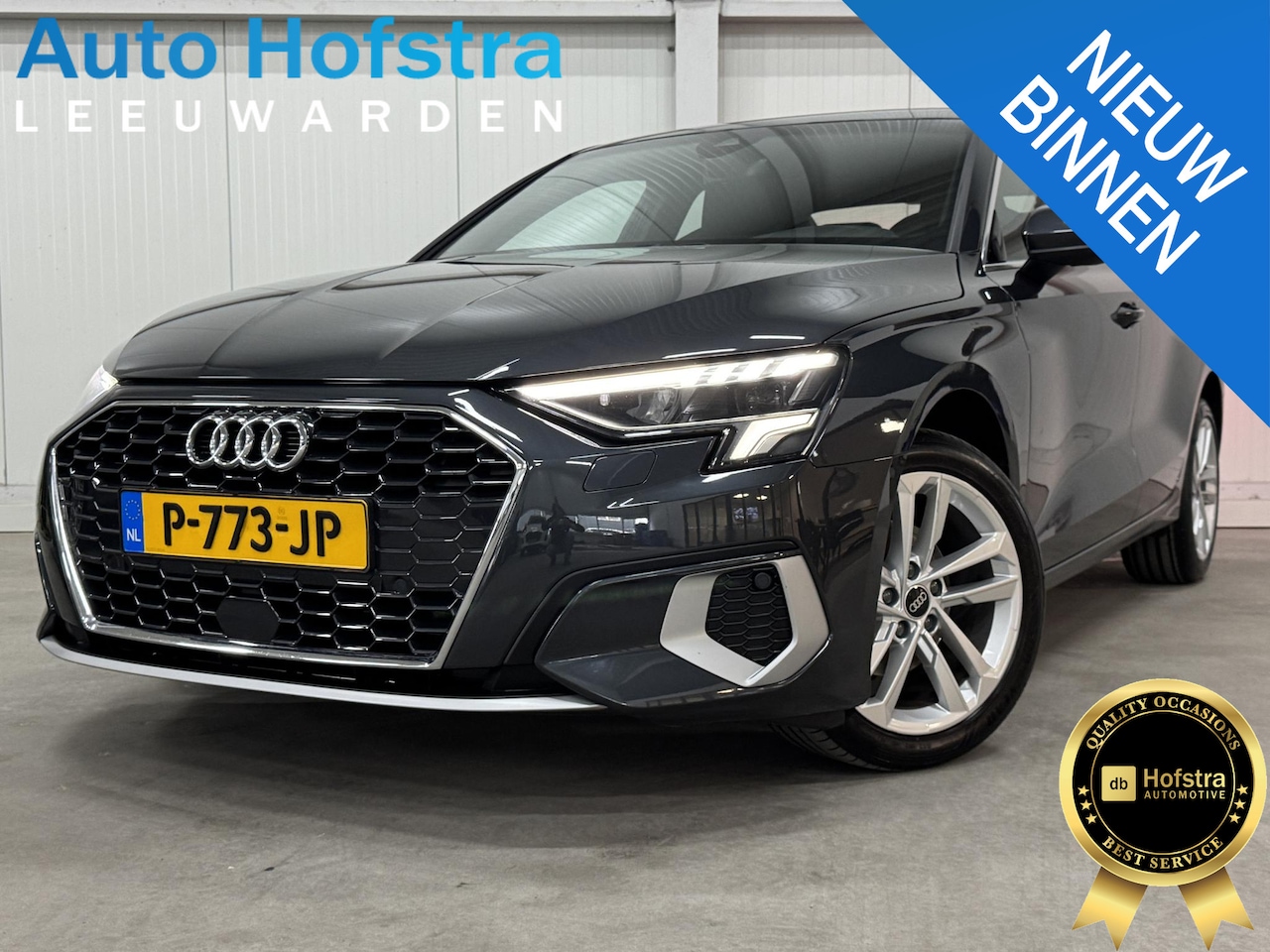 Audi A3 Limousine - 30 TFSI Advanced edition AUTOMAAT DIGI-DASH CAMERA NAVI LED PDC CHROOM - AutoWereld.nl