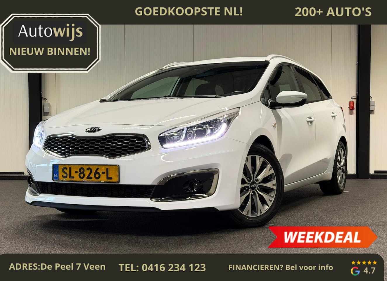 Kia Cee'd Sportswagon - 1.0 T-GDi Design Edition|LED|NL AUTO|CAMERA|NAVI| - AutoWereld.nl