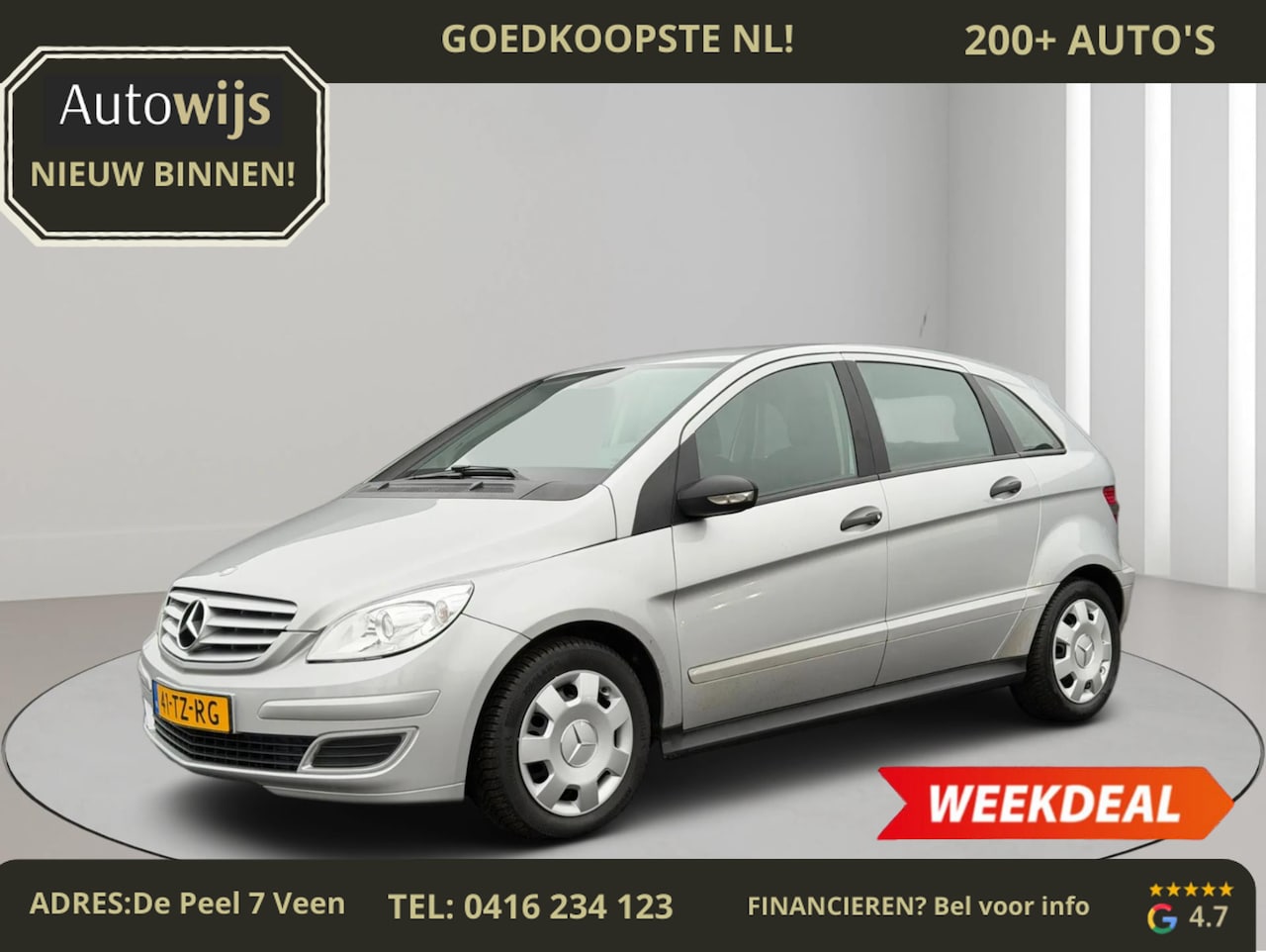 Mercedes-Benz B-klasse - 200|AUT|NL AUTO|XENON|TREKHAAK|AIRCO - AutoWereld.nl