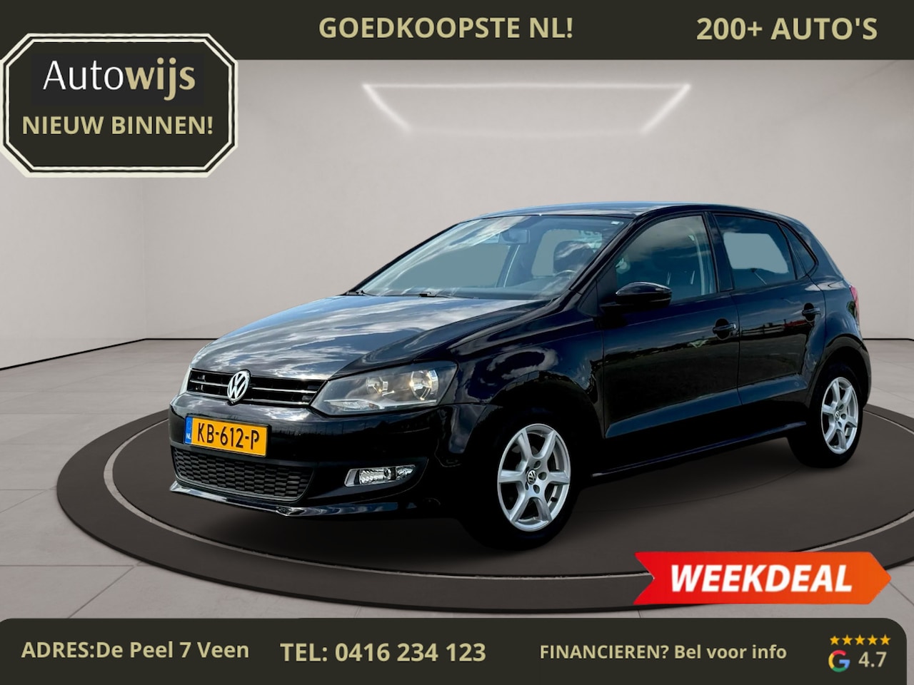 Volkswagen Polo - 1.4-16V Comfortline|AUT|56DKM|5-DEU|Airco|LM-Velg - AutoWereld.nl
