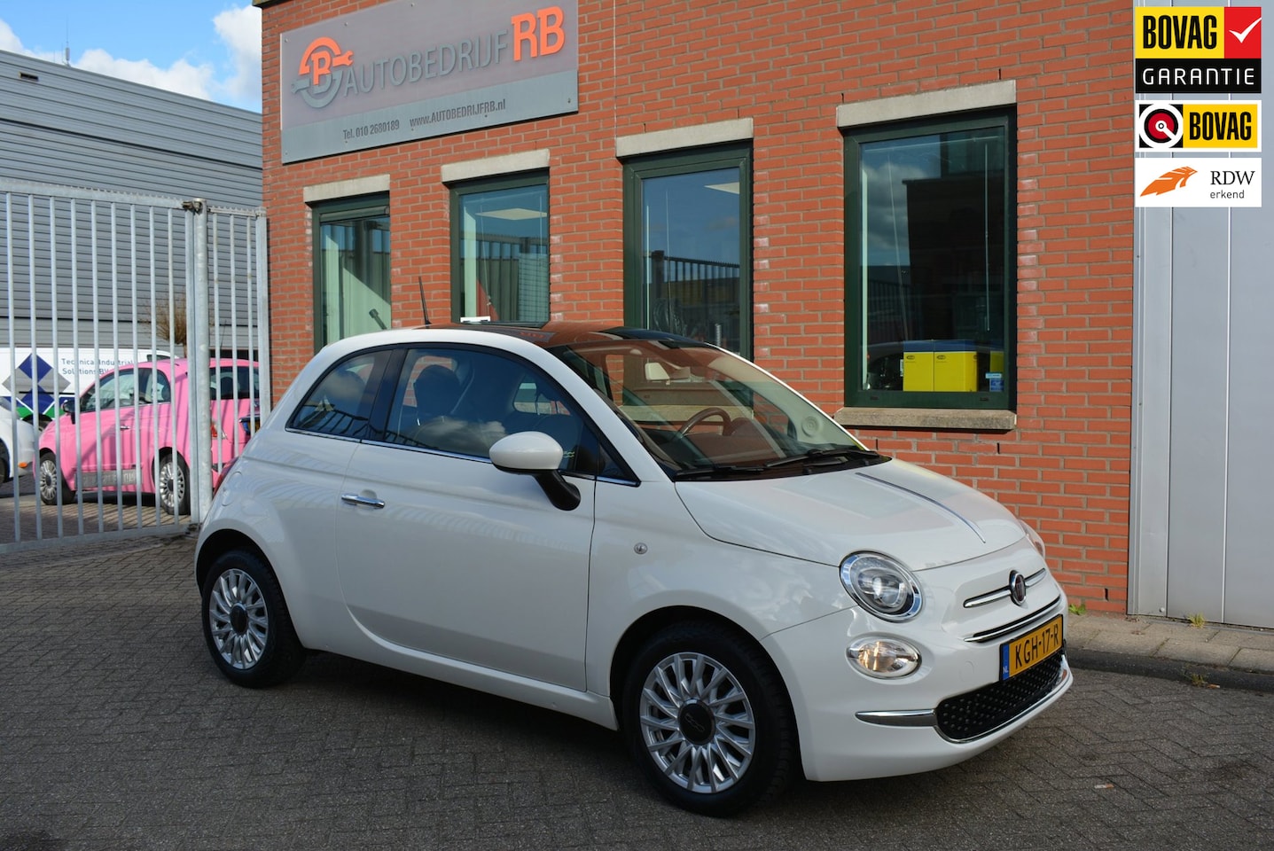 Fiat 500 - 0.9 TwinAir Lounge Panoramadak Airco Cruise - AutoWereld.nl