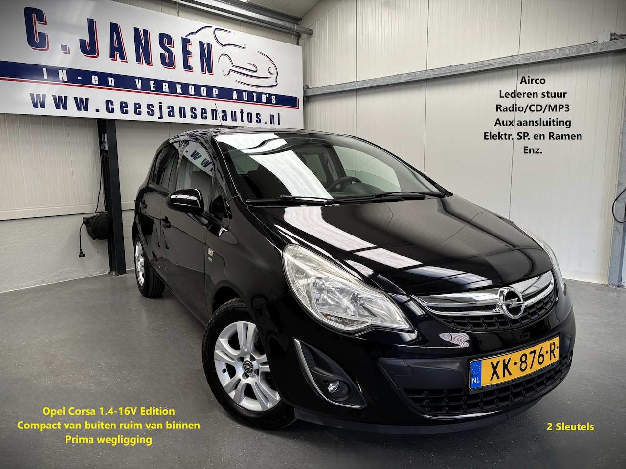 Opel Corsa - 1.4-16V Edition Leuke auto! | AUX aansluiting | Airco | Isofix-bevestigingspunten voor kin - AutoWereld.nl