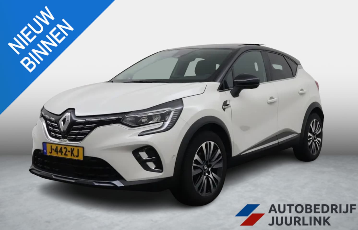 Renault Captur - 1.3 TCe Automaat 130pk Initiale Paris Trekhaak/ trekgewicht 1500kg/Leder/Pano/Camera/Winte - AutoWereld.nl