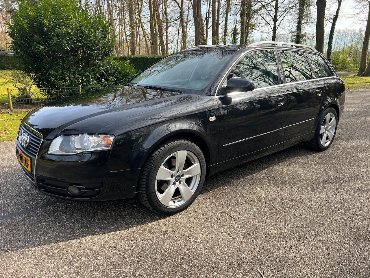 Audi A4 Avant - 2.0 Advance 96KW Avant 2008 Zwart Leder PDC Trekh. APK 1-'27 - AutoWereld.nl