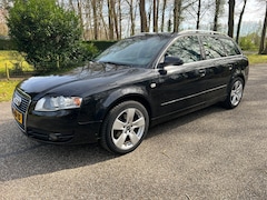 Audi A4 Avant - 2.0 Advance 96KW Avant 2008 Zwart Leder PDC Trekh. APK 1-'27