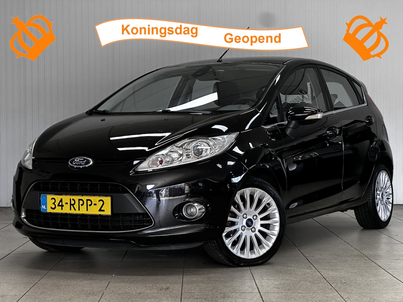 Ford Fiesta - 1.6 Titanium/ 16'' LMV/ 120pk/ Dakspoiler/ Voorruitverw./ Clima/ Cruise/ Elek. pakket/ Iso - AutoWereld.nl