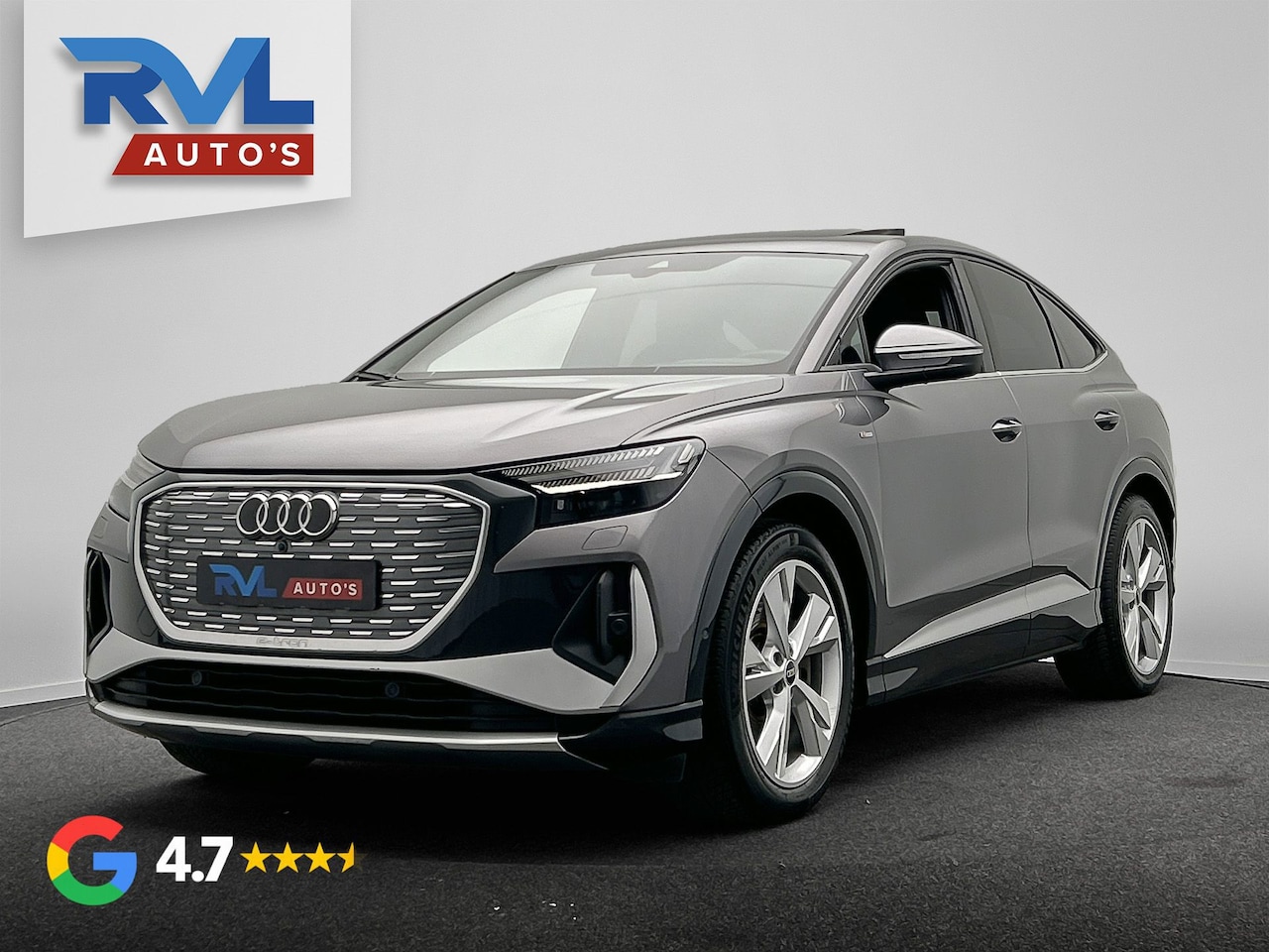 Audi Q4 Sportback e-tron - 40 S edition 77 kWh 2x S-Line | SOH 94,29% | Adaptieve Cruise | Panoramadak |Trekhaak | Ca - AutoWereld.nl