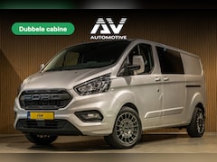 Ford Transit Custom - 300 2.0 TDCI 170 PK L2H1 Limited DC | Dubbel cabine | Lederen bekleding | 6-Zitter | Elek