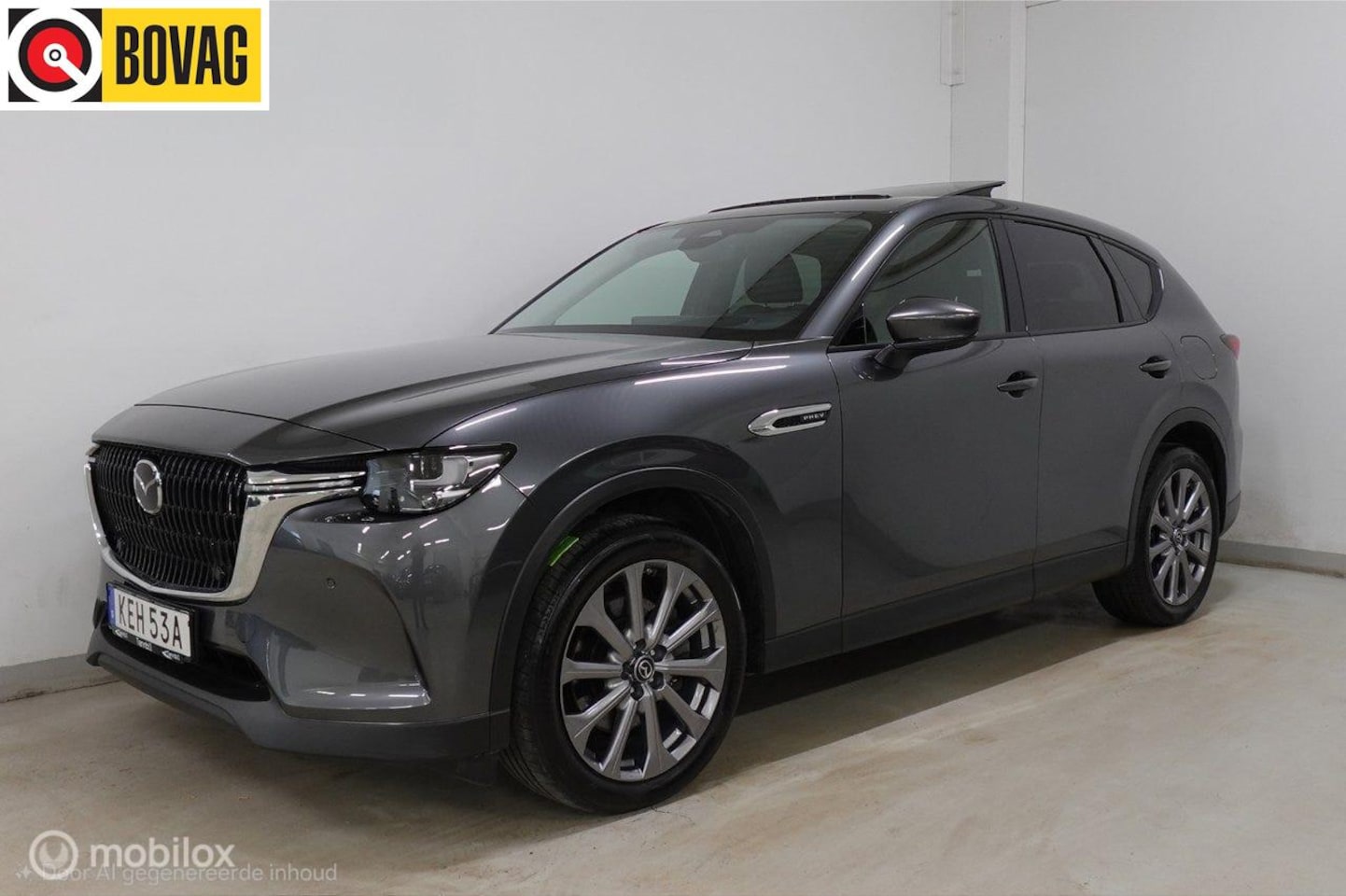 Mazda CX-60 - 2.5 e-SkyActiv PHEV Exclusive, Bose, leer, pano - AutoWereld.nl
