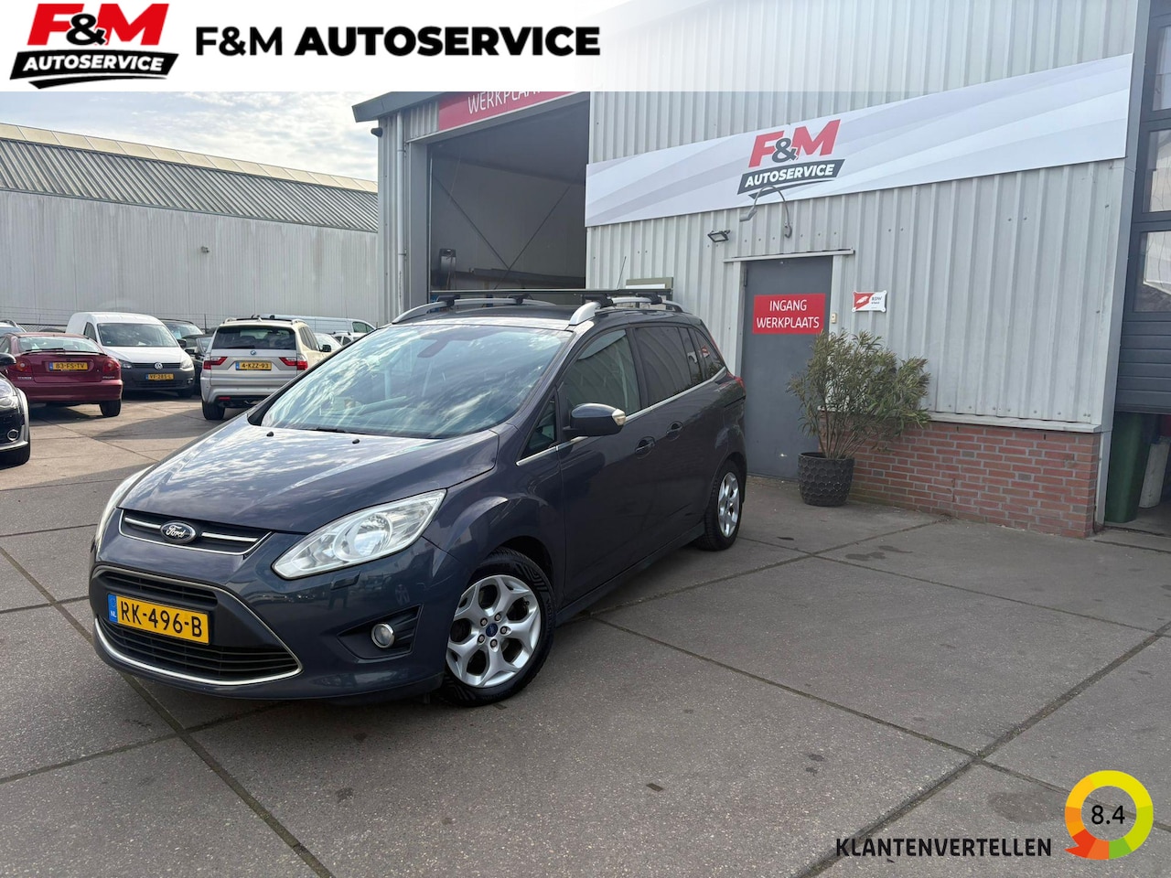 Ford Grand C-Max - 1.6 Titanium 7p. Clima, pdc achter, distributie is vervangen! - AutoWereld.nl