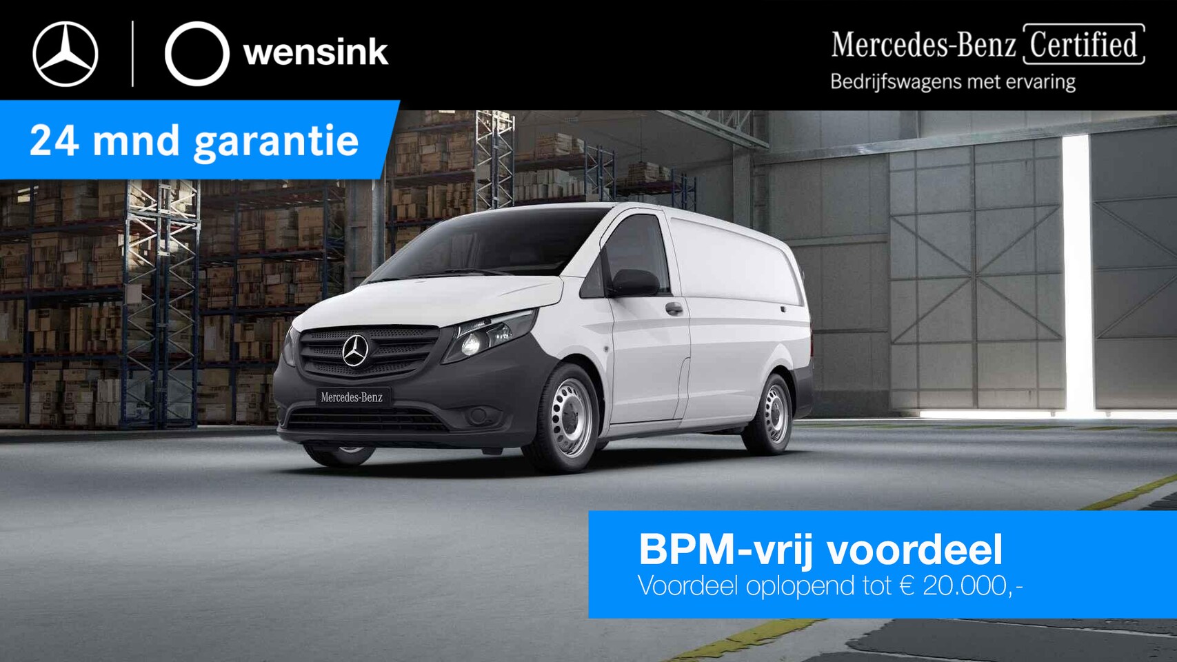 Mercedes-Benz Vito - 116 CDI L2 | 3 zits | Achteruitrijcamera | 2500kg trekgewicht | 270 graden achterdeuren | - AutoWereld.nl