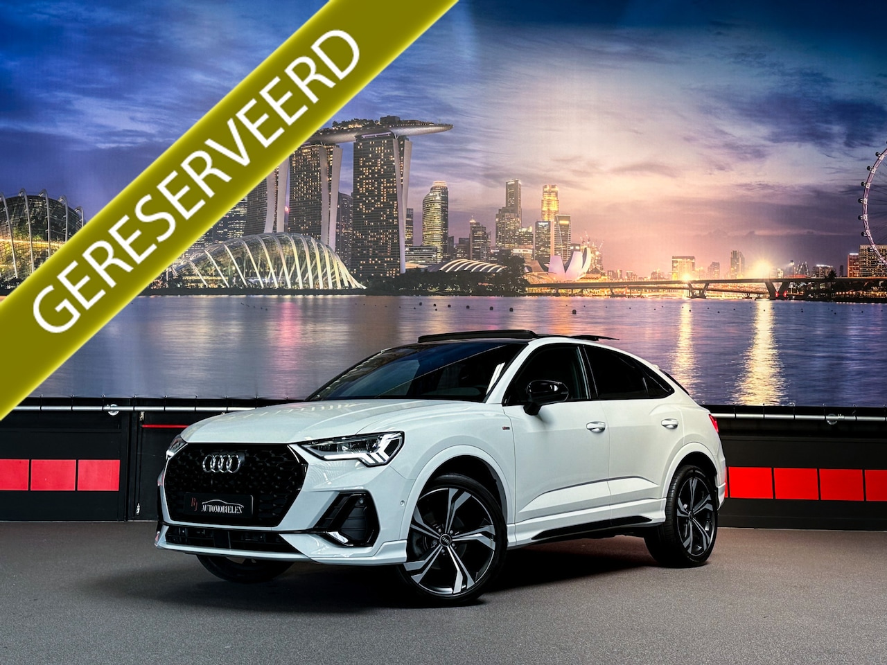 Audi Q3 Sportback - 45 TFSI e 3xS-Line SONOS|Memory|Sfeerlicht|Trekhaak|Panorama|Carbon|12/2022 - AutoWereld.nl