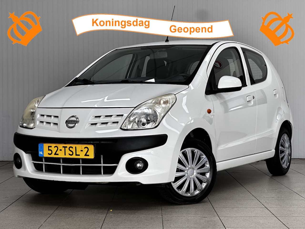 Nissan Pixo - 1.0 Acenta/ 5-DRS/ Radio-CD/ Elek.Pakket/ Isofix/ Stuurbekr/ Deelbare achterbank/ Bumpers - AutoWereld.nl